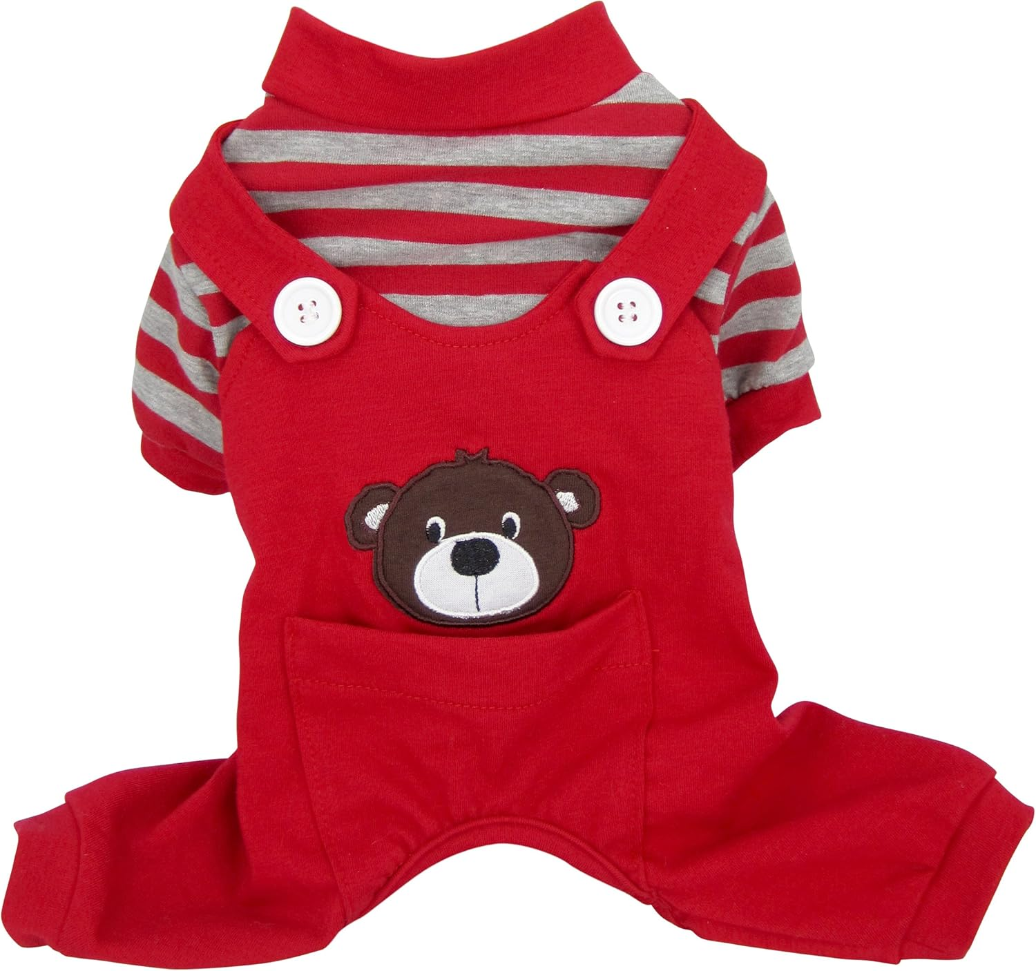 Foufou Dog Animal PJ, X-Small, Bear