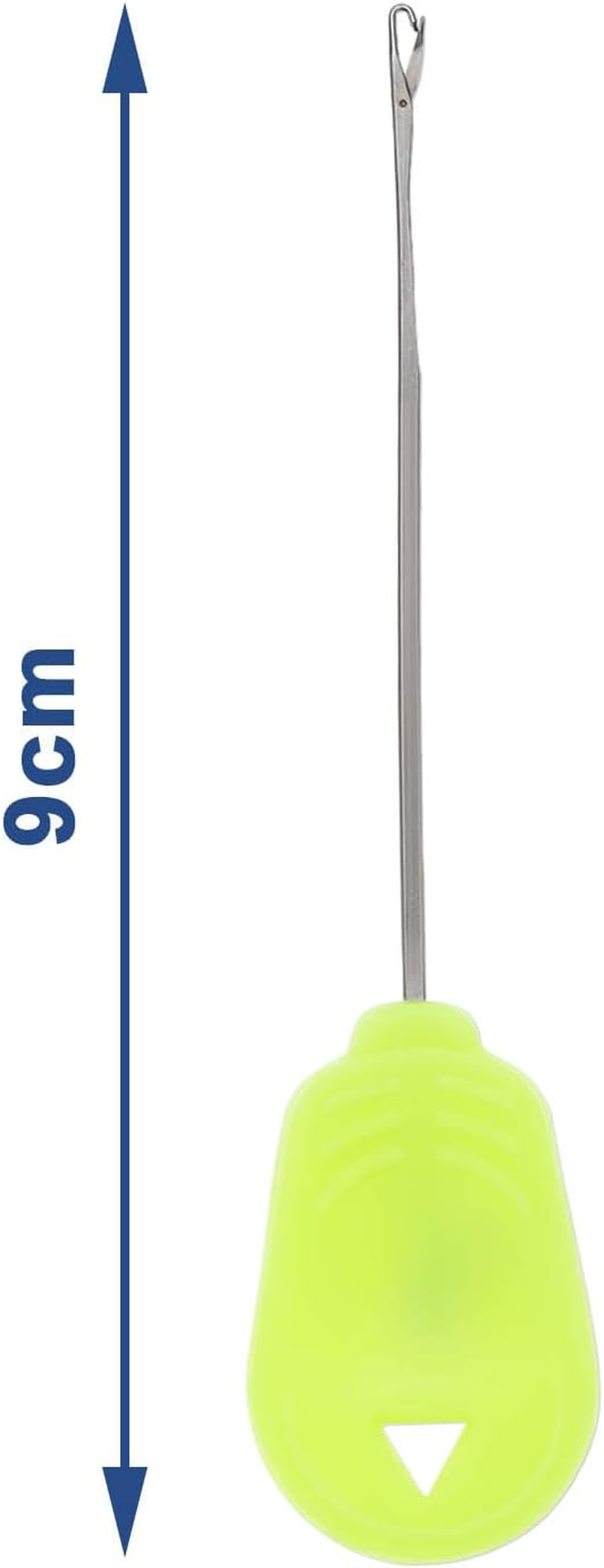 OTOTEC 5Pcs 9Cm Carp Fishing Baiting Needles Fishing Baiting Rigs Tool Carp Fishing Tackle Braided Needle for Bait Lures Bait Driller, Yellow image number 5