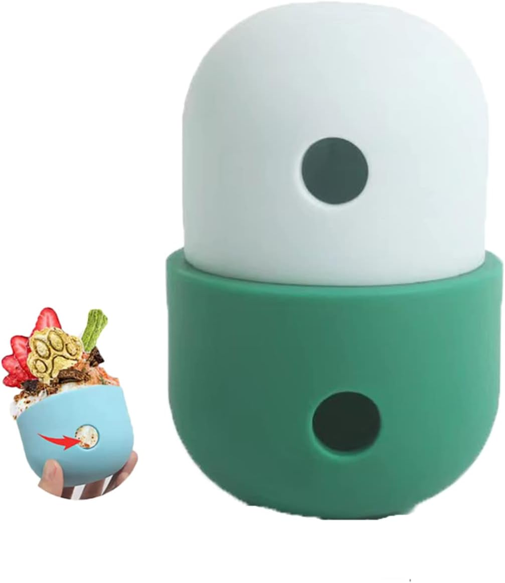 Dog Puzzle Toy Ball Durable Dog Balls for Teeth Cleaning/Iq Training .Dog Puzzle Toys, Dog Enrichment Toys, and Interactive Dog Toys in One .Durable Chewing Ball for Small and Medium Dogs