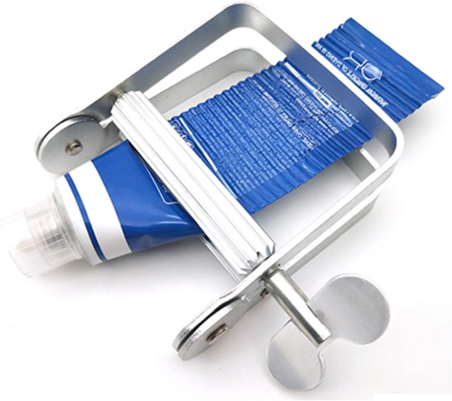 Toothpaste Tube Squeezer Dispenser for Efficient Toothpaste Paint and Cream Tube Rolling up Tool Durable Plastic Squeezer for Bathroom Kitchen Salon Studio 2Pcs image number 4