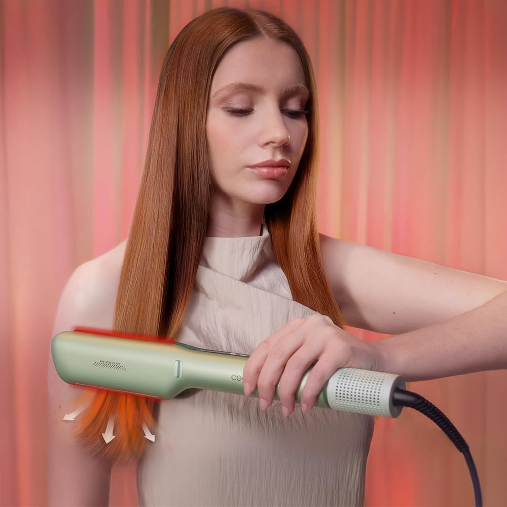 Cecotec Air Lisse Black Hot Air Hair Straightener, 600 W, Hair Protection, Ion Technology, Keratin and Argan Oil, 3 Modes and BLDC Motor for All Hair Types, 3 Temperatures and 3 Speeds image number 4