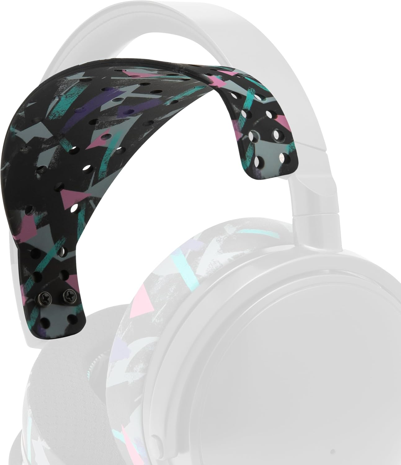 WC Headbandz Maxwell V2 &ndash; Upgraded Silicone Headband Replacement Compatible with Audeze Maxwell 1 and 2 for Xbox & PS5 by Wicked Cushions | Wider Weight-Distributing Design | Black