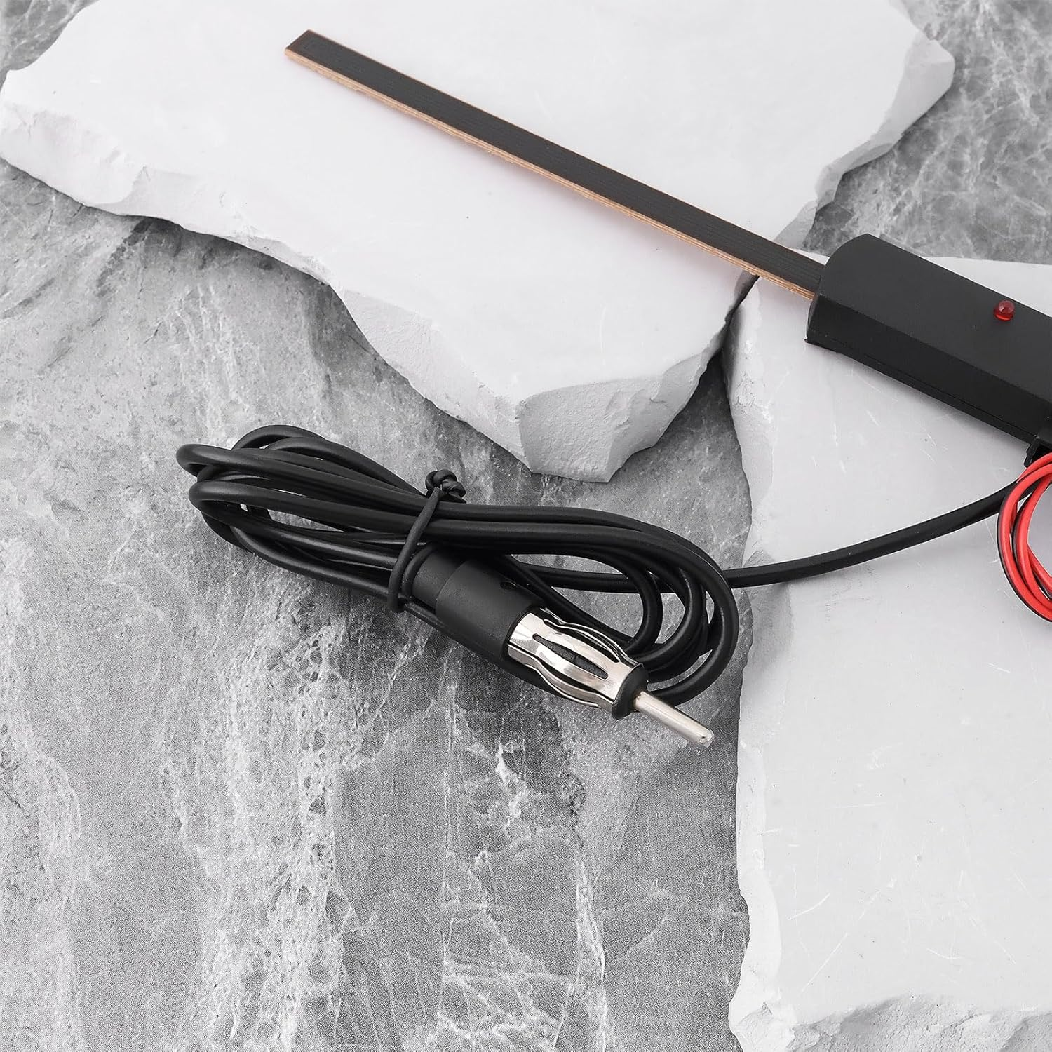 OTOTEC Car Hidden Amplified Antenna Kit 12V for Vehicle Golf Cart Watercraft Motorcycle image number 2