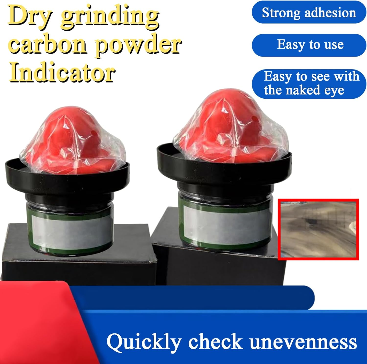 Car Paint Guide Coat for Metal - Highlights Scratches Dry Guide Coat Powder - Metal Sanding Supplies Finds Pinholes for Refinishing Technicians Restoration Crafting Projects image number 4