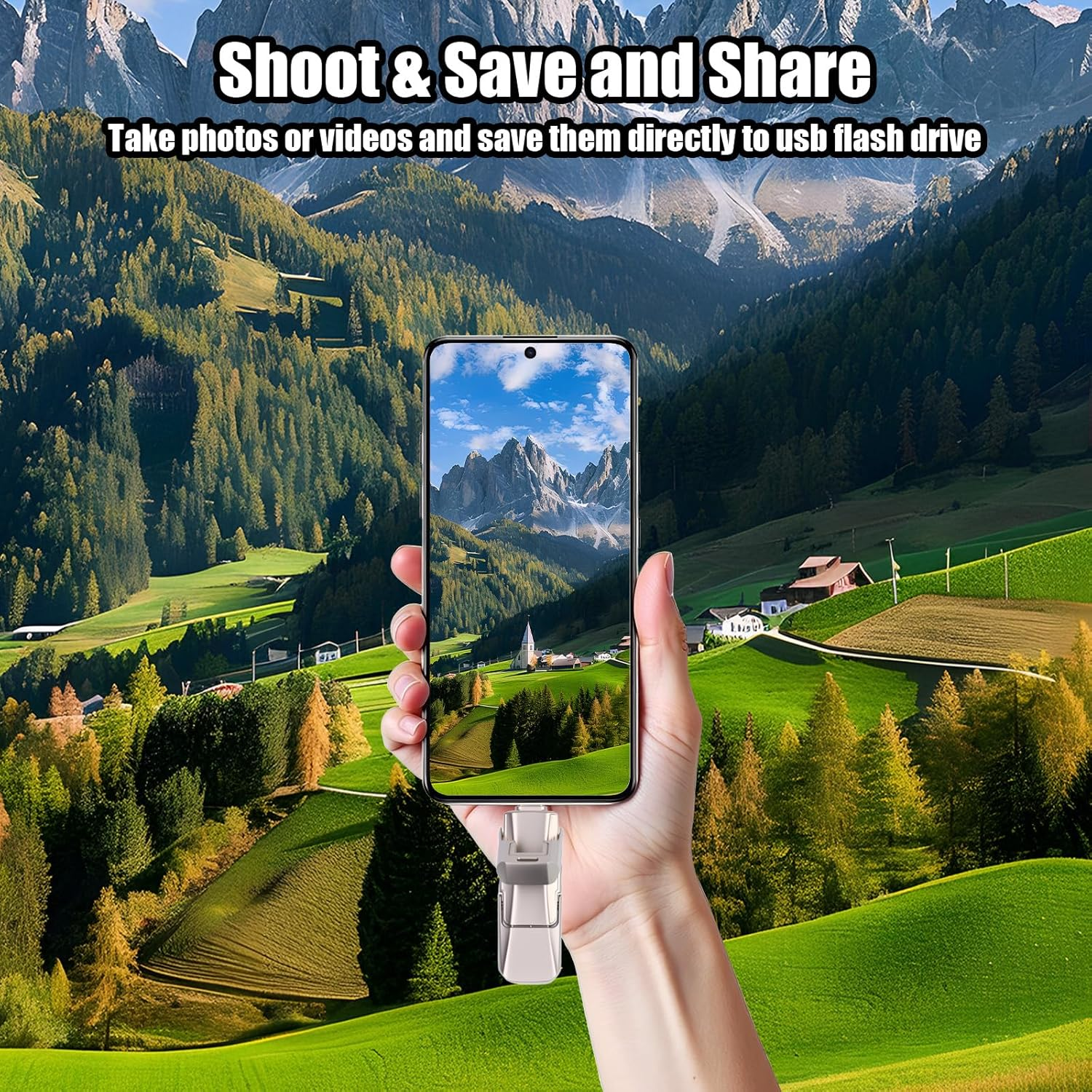 USB Flash Drive, 1Tb High-Speed Photo Stick, Data and Photo Storage Backup, 4-In-1 USB Storage, Suitable for Iphone/Ipad/Android/Pc/More Devices image number 6