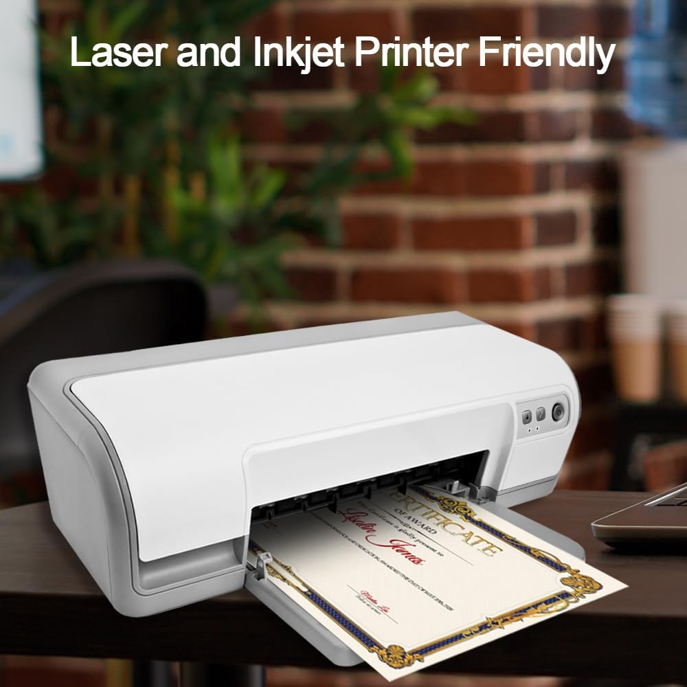 75 Pcs Certificate Kit, 25 Gold Foil Certificate Holders & 25 Certificate Paper & 25 Certificate Seals Stickers for Graduation Diploma, Award Accomplishment. image number 6