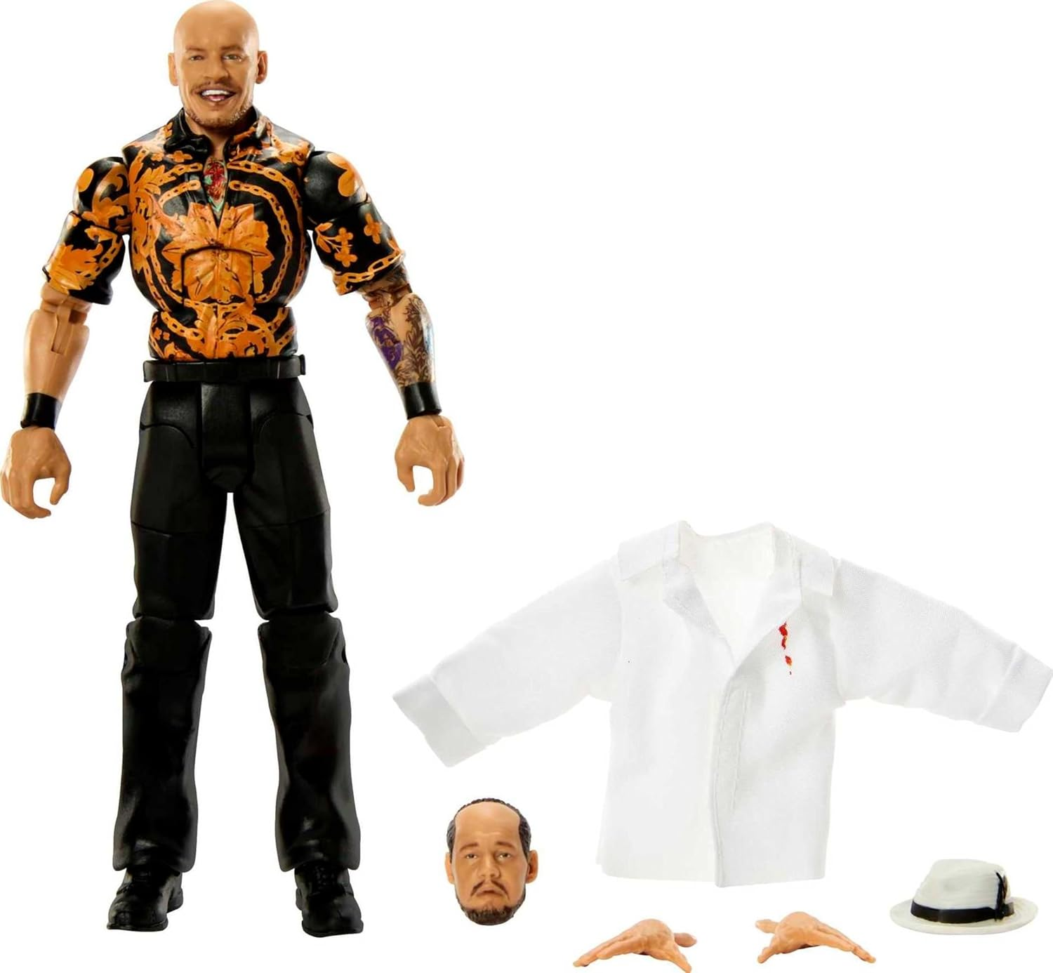 WWE Action Figures, WWE Elite Happy Corbin Figure with Accessories, Collectible Gifts image number 2