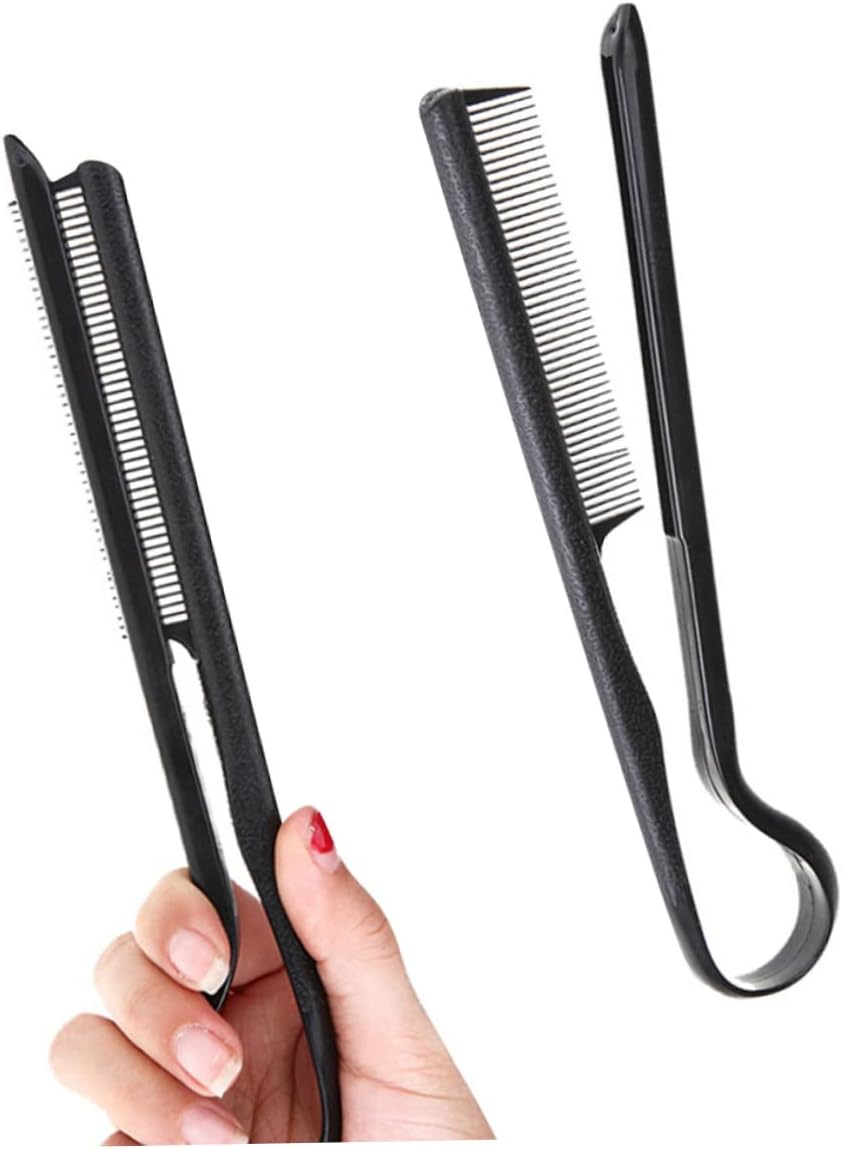 EPIGEIST 3Pcs Shaped Hairdressing Comb Plastic Hair Styling Clips for Women DIY Hair Straightening and Scalp Care Easy to Use Portable Hairdressing Tools image number 1