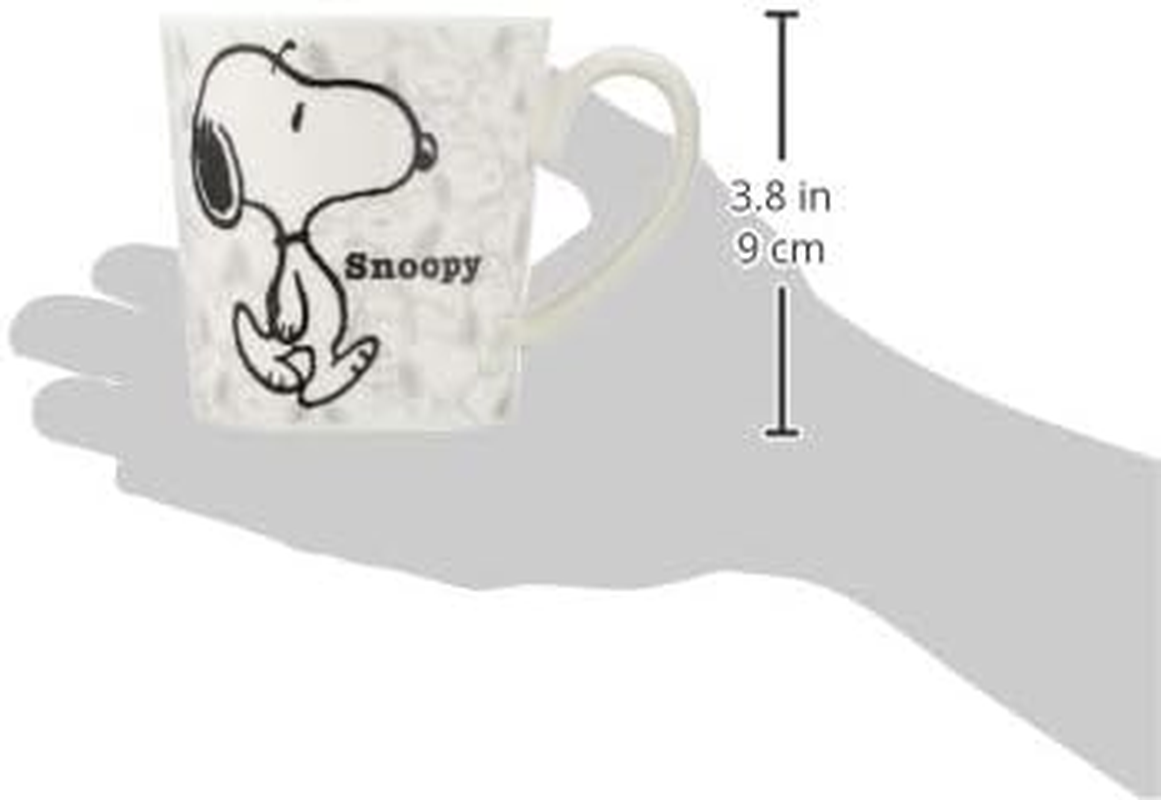 Kaneshotouki 604139 Yamaka Shoten Peanuts Snoopy Mug, Large Capacity Approx. 11.8 Fl Oz (350 Ml), Snoopy Meny, Scandinavian Gift, Miscellaneous Goods, Popular, Ranking, Stylish Gift image number 2