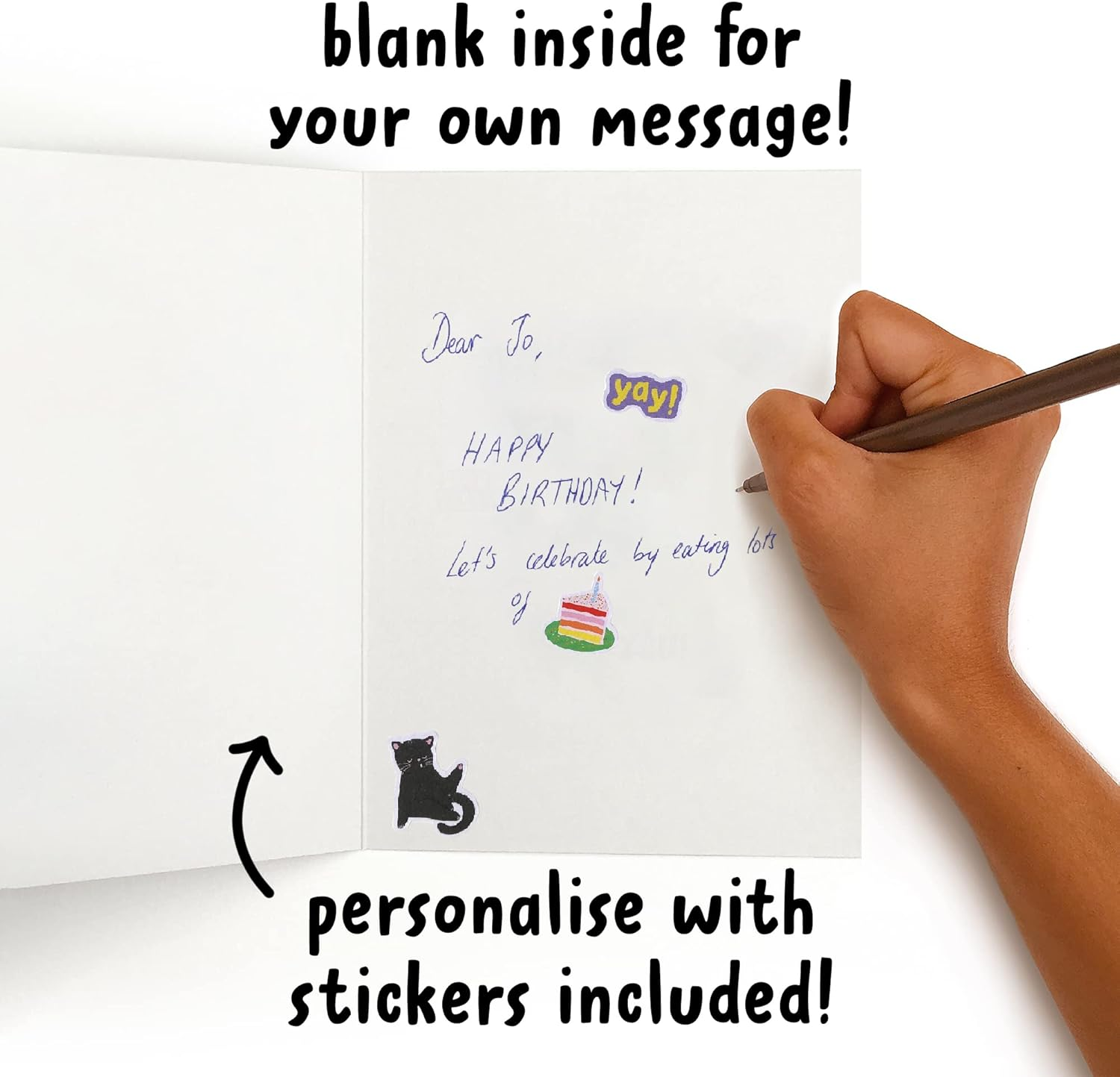 Central 23 Cheeky Anniversary Card for Her - Funny Greeting Card for Women - Wife Birthday Card - Humorous Anniversary Cards for Girlfriend Fiance - Comes with Fun Stickers - Recyclable - image number 5