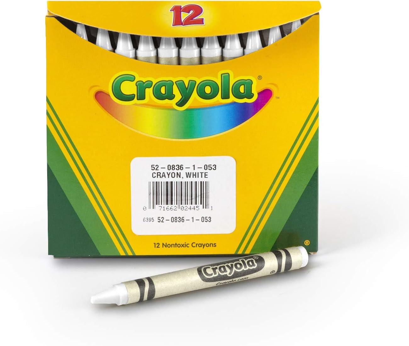 Crayola Crayons in White, Bulk Crayons, 12 Count image number 2