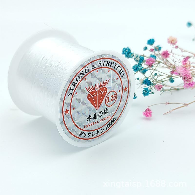 3 Roll Transparent Fishing Thread,0.2Mm X120M,0.25Mm X90M,0.3Mm X70M,Fishing Thread Clear Wire Bracelets Hanging Decorations Line DIY Crafts Jewelry Making Cord Beading Accessories image number 5