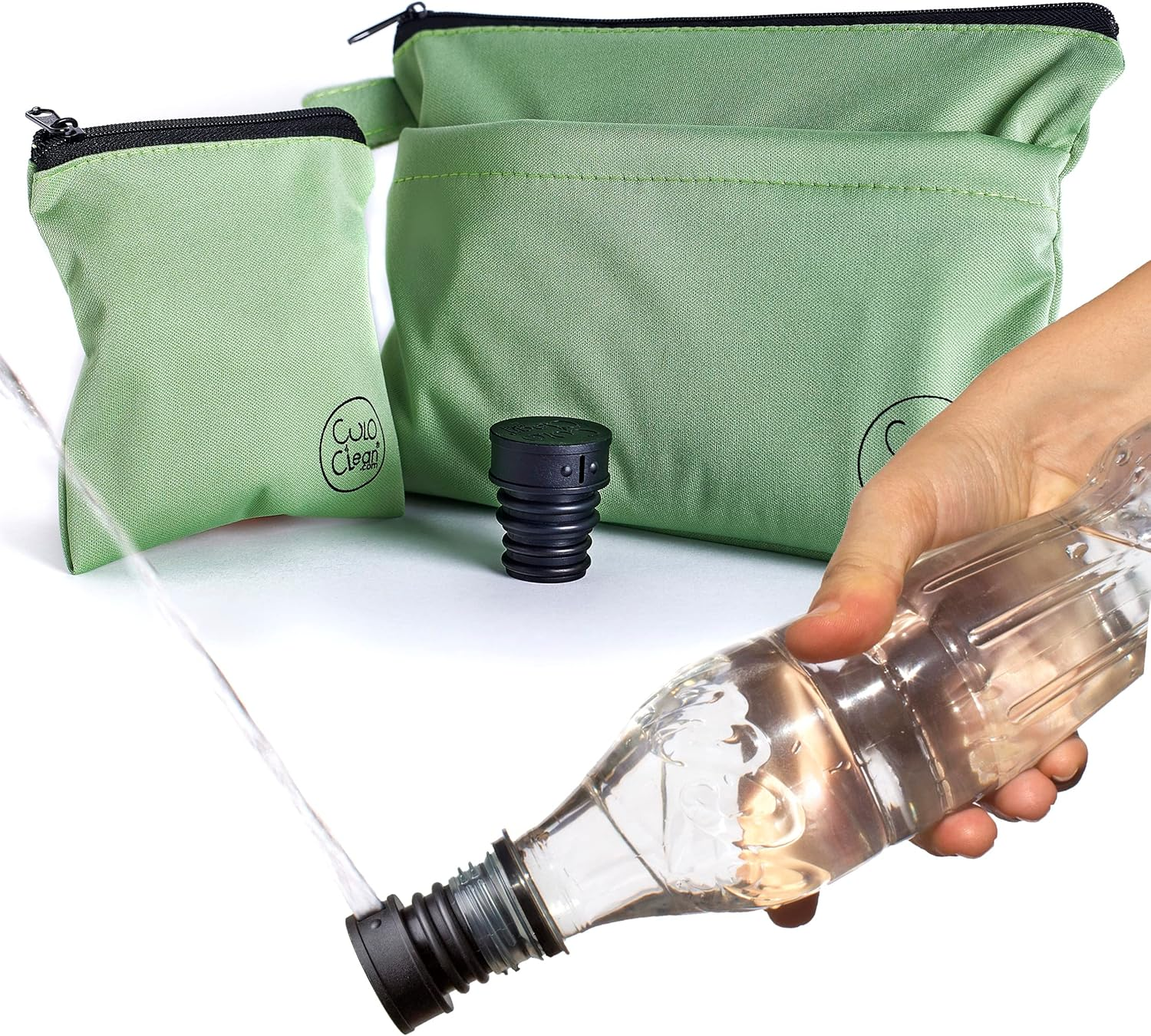 Culoclean Hygiene Bag for Hiking + Portable Travel Bidet. Personal Hygiene Kit for Hikers, Leave No Trace (LNT) While Hiking in the Countryside. image number 6