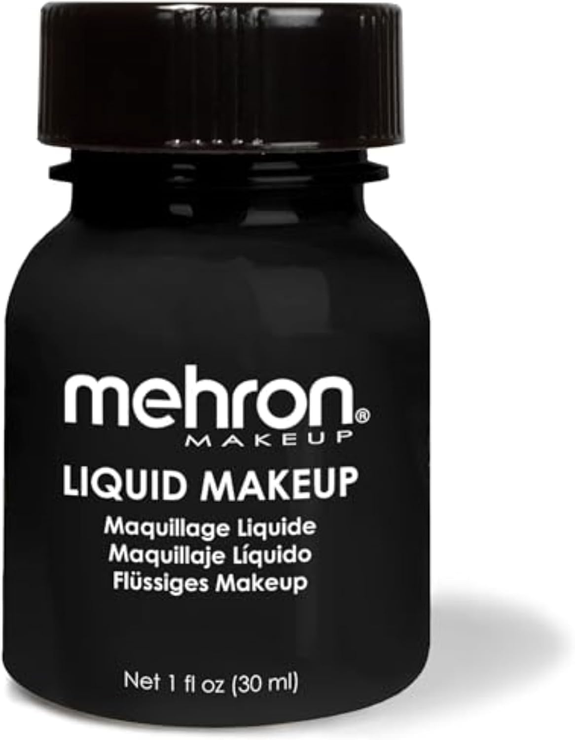 Mehron Makeup Liquid Face and Body Paint (1 Oz) (BLACK)