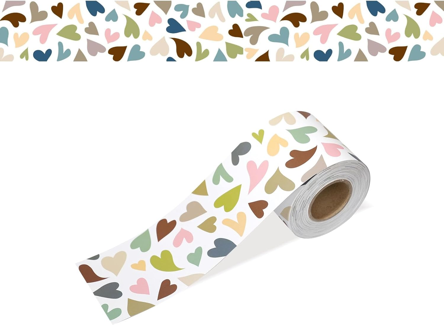 Classroom Bulletin Board Border 65 Feet Rolled Border Trim Colorful Classroom Borders for Bulletin Board Decorations School Classroom Home (Rainbow)