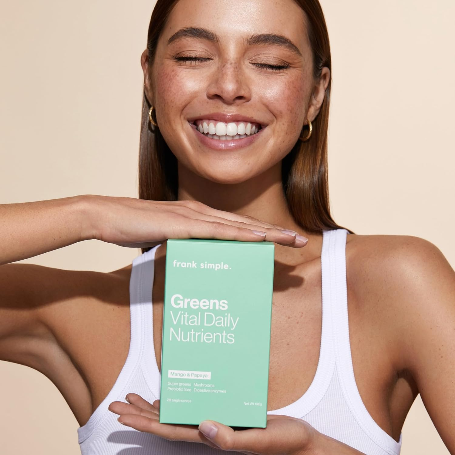 Frank Simple Greens Vital Daily Nutrients 28 Sachets image number 1