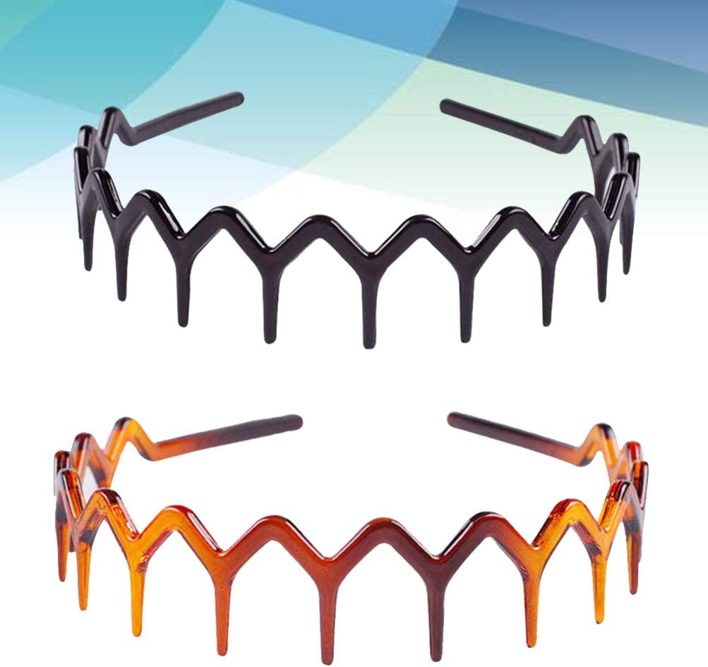 Solustre 2Pcs Shark Headband Hair Hoop Hairband Accessory for Womens Lady Girls