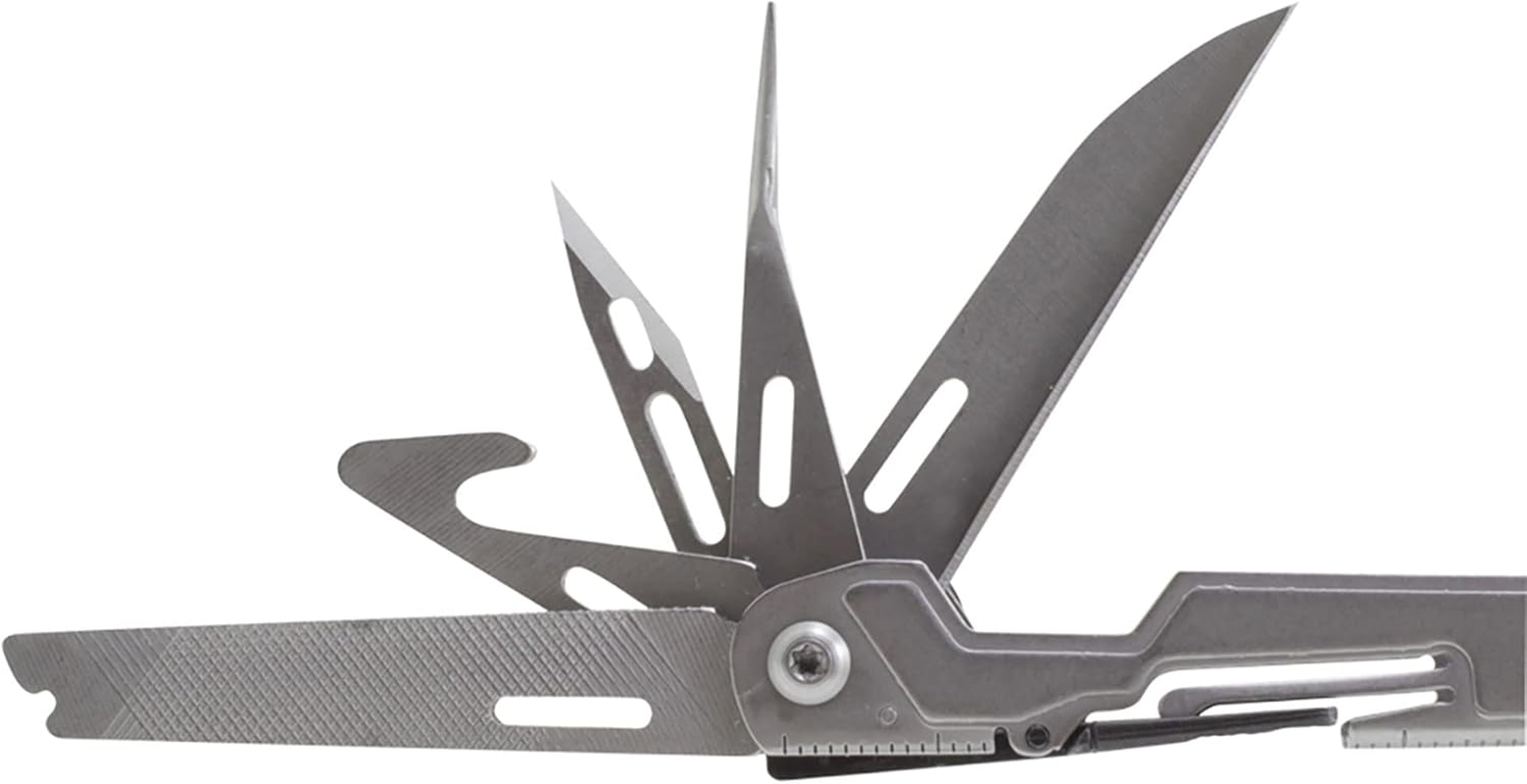 SOG Powerpint Mini Compact Stainless Steel Multi-Tool |18 Lightweight Specialty Tools & SOG Multitool Pliers Pocket Knife, Stone Wash image number 6