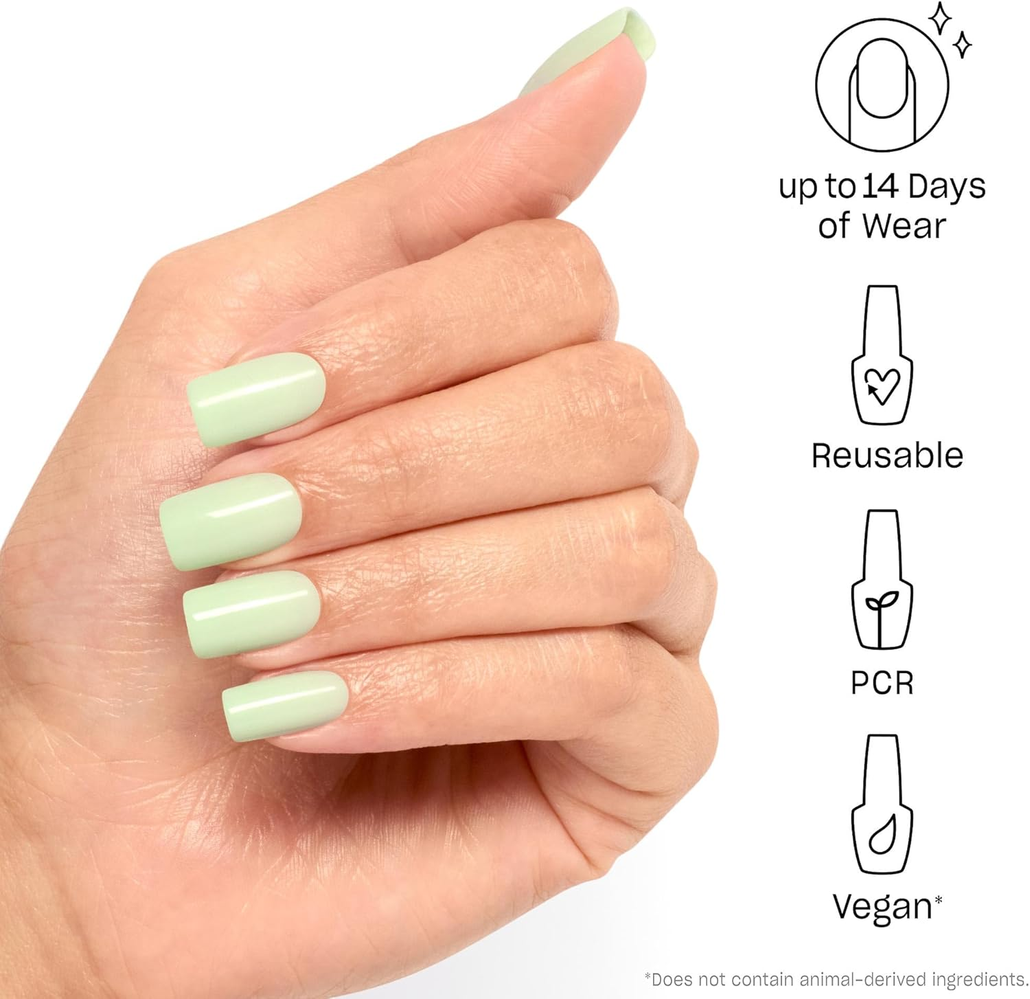 OPI Xpress/On Press on Nails, up to 14 Days of Wear, Gel-Like Salon Manicure, Reusable, Vegan, Sustainable Packaging, with Nail Glue, Press-Onality image number 1