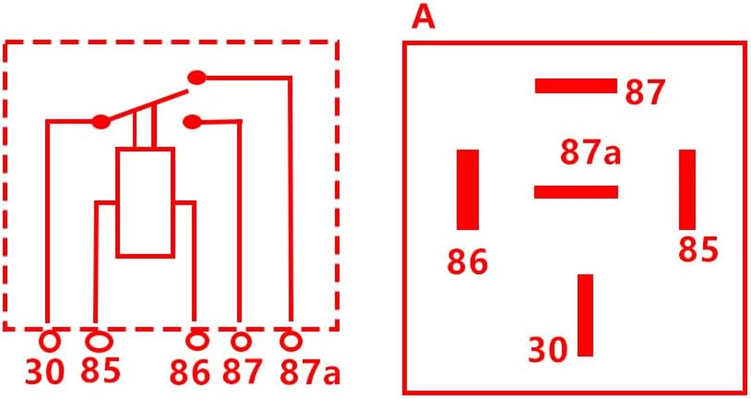 Emagtech 2PCS 12V 80A 5-Pin Automotive Heavy Duty Relay JD2912-1Z-12VDC Multi-Purpose Automotive Relay for Truck Car Boat Electrical Applications image number 4