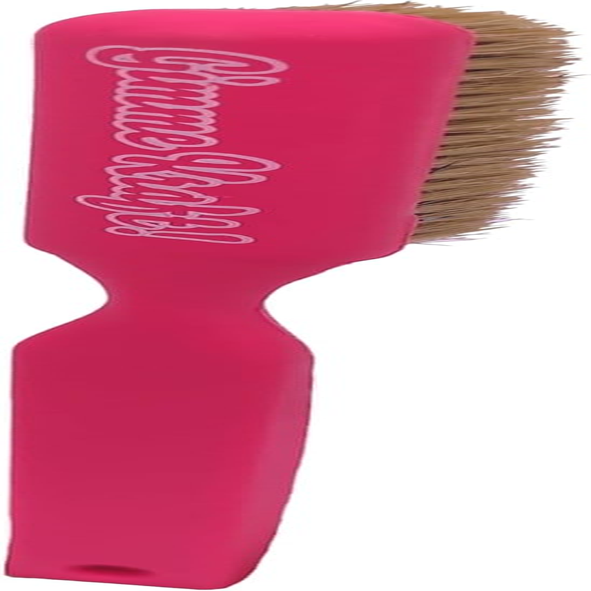 Gimme Kraft! Superbrush Climbing Brush Boulder Brush Natural Hair Bristles (Pink) - Black image number 1