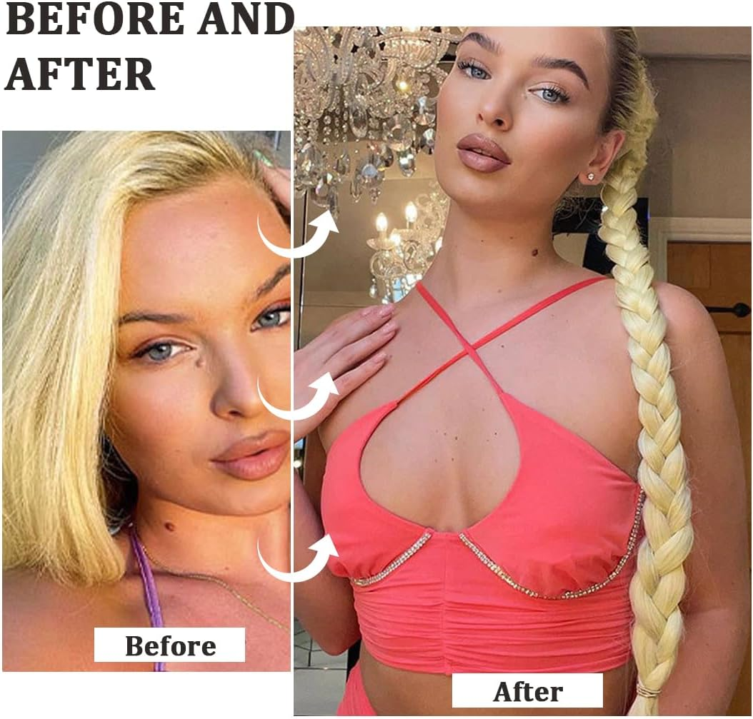 Long Braided Ponytail, 70 Cm Black Jumbo Braiding Hair, Braiding Hair, High Temperature Synthetic Braiding Hair for Women, Hair Extensions, Ponytail, DIY