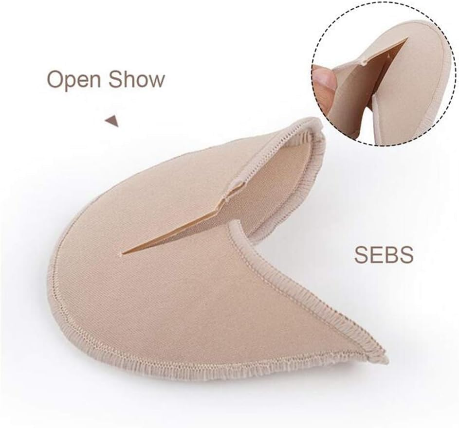 Foot Pads Protect, Toe Pouches Pads, Protect Toe Cover for Heel, Ballet, Point Shoes (Long) image number 3