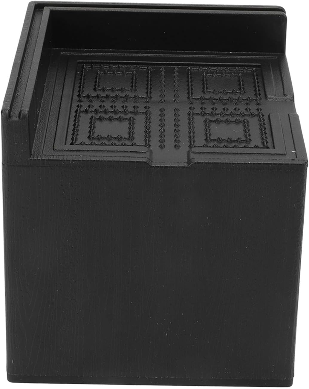 Omabeta 4PCS Bed Risers Bed with Support up to 2200Lbs,Square Furniture Risers for Washing Machine Bed Couch Table Sofa,Leg Heightening Pads,9X9X8Cm 3.54X3.54X3.15'' image number 2