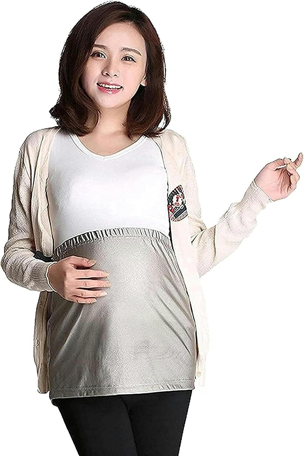 Maternity Wear, Anti-Radiation Clothes,Belly Band 5G Pregnancy(Xl) image number 2