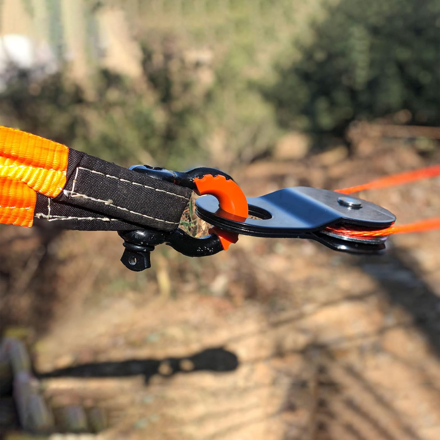 X-BULL 8T off Road Winch Recovery Snatch Block Pulley Double Your Winch Capacity image number 2