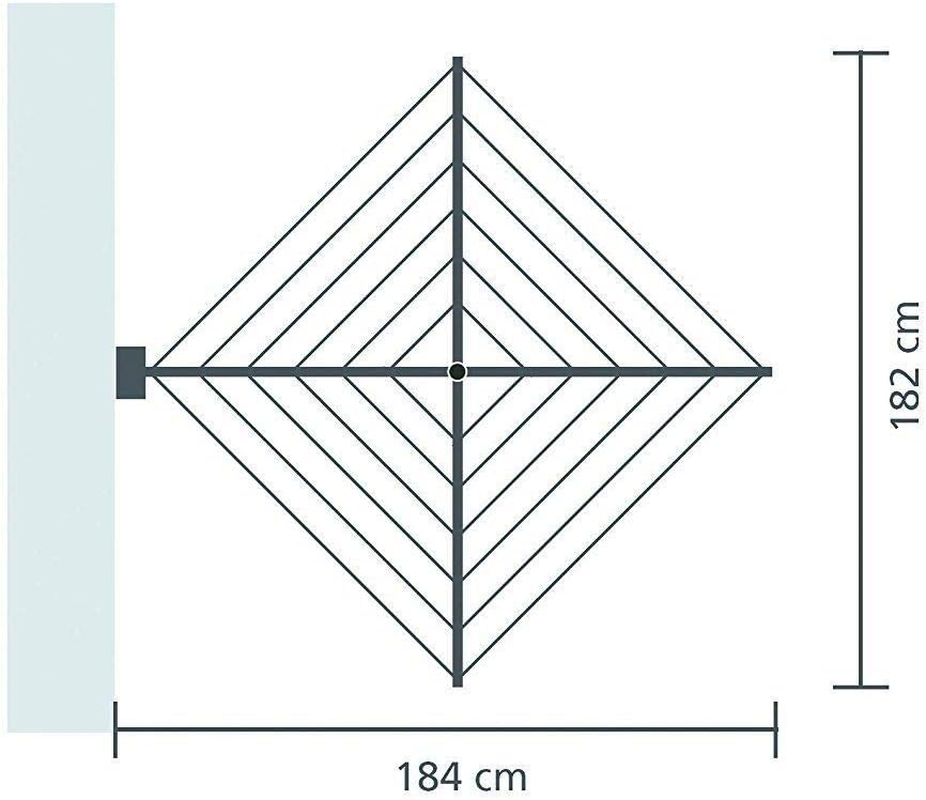 Brabantia 475924 Wall Fix and Storage Box (09027 plus 09024) Clotheslines,Matt Steel image number 6