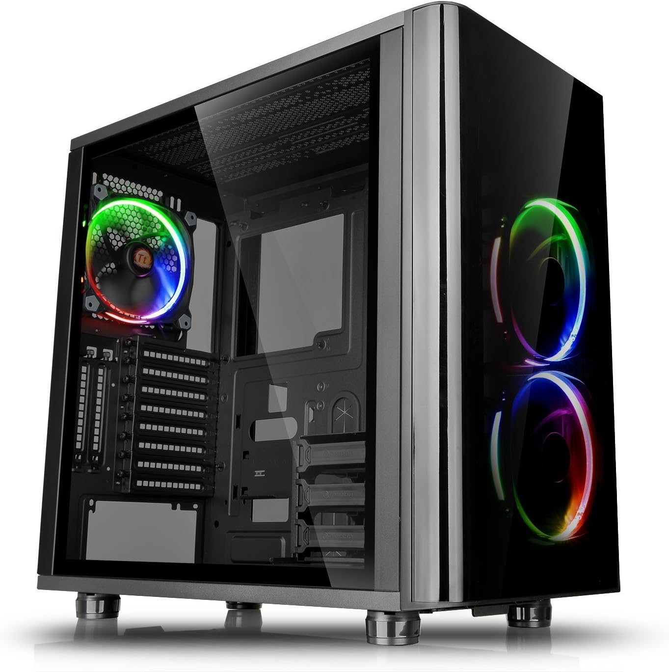 Thermaltake View 270 plus TG ARGB Mid Tower Case Matcha Green Edition, CA-1Y7-00MEWN-01
