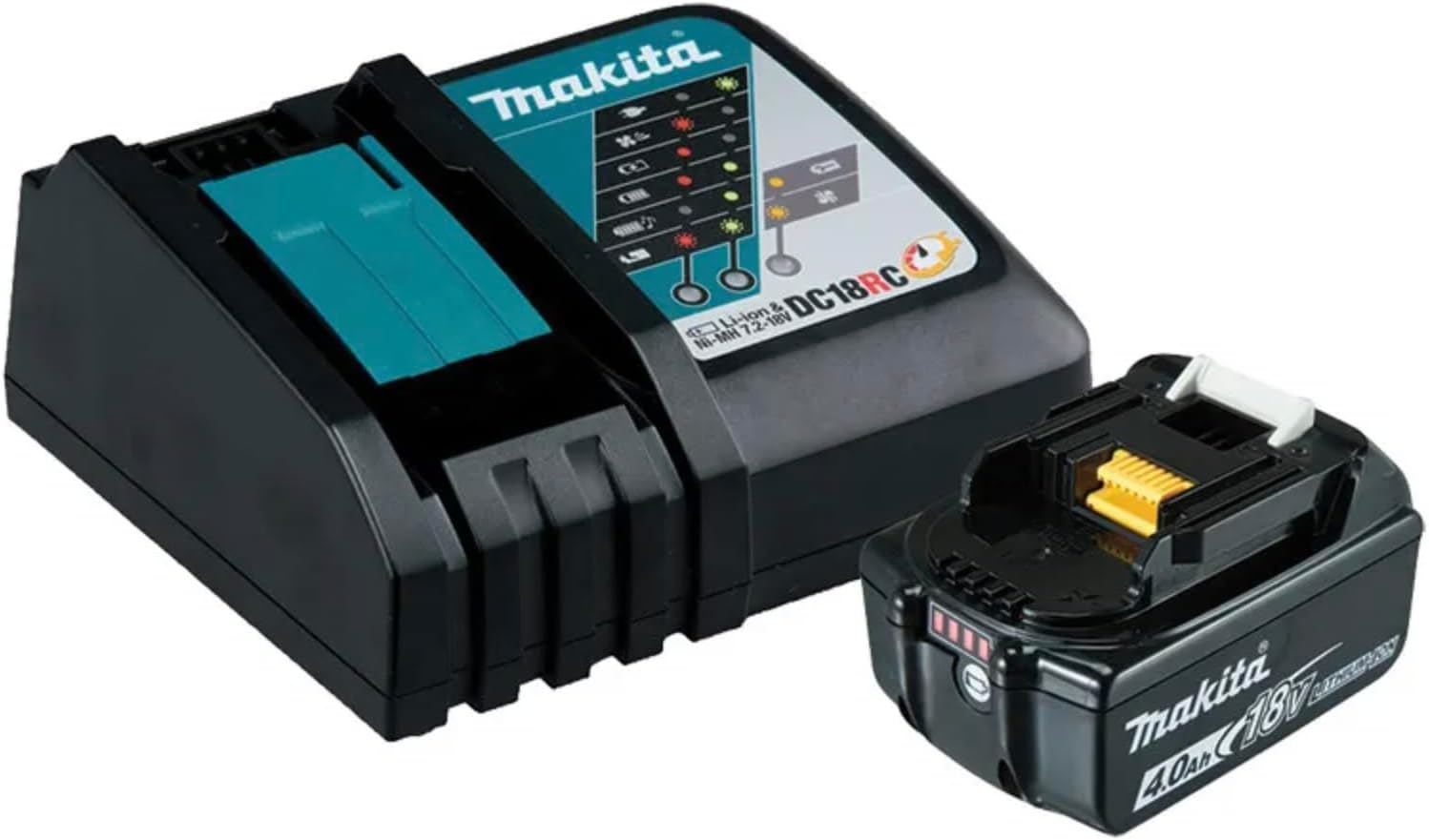 Makita 18V LXT Lithium-Ion 4.0Ah Battery and Charger Starter Pack Original Genuine (Plain Packaging) image number 3
