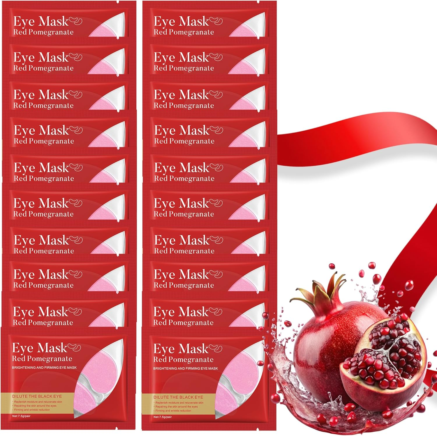 Lktvys Gold under Eye Patches &ndash; 20 Pairs / 40PCS Eye Gel anti Wrinkles Patches for Dark Circles, Wrinkle & Firming Patches &ndash; Eye Mask Skincare image number 1