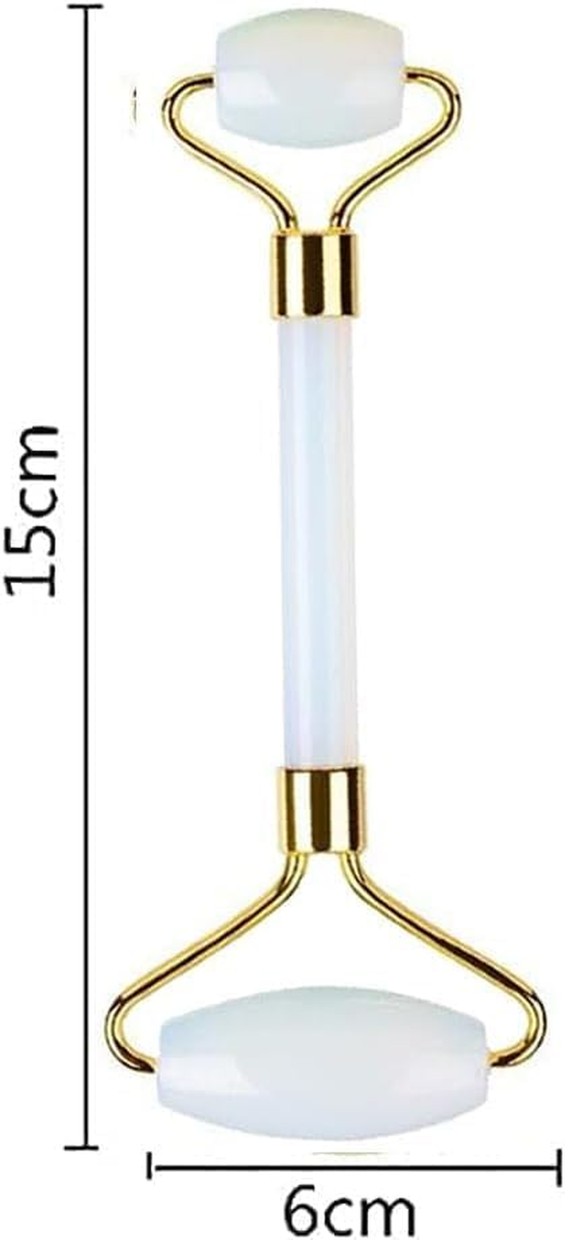 LDATY Jade Roller,Quartz Face Roller, Facial Beauty Roller Skin Care Tools, Massager for Face, Eyes, Neck,Gua Sha Soothes, Body Muscle Relaxing, Improve Eye Puffiness Remove Wrinkles Eye Roller image number 4