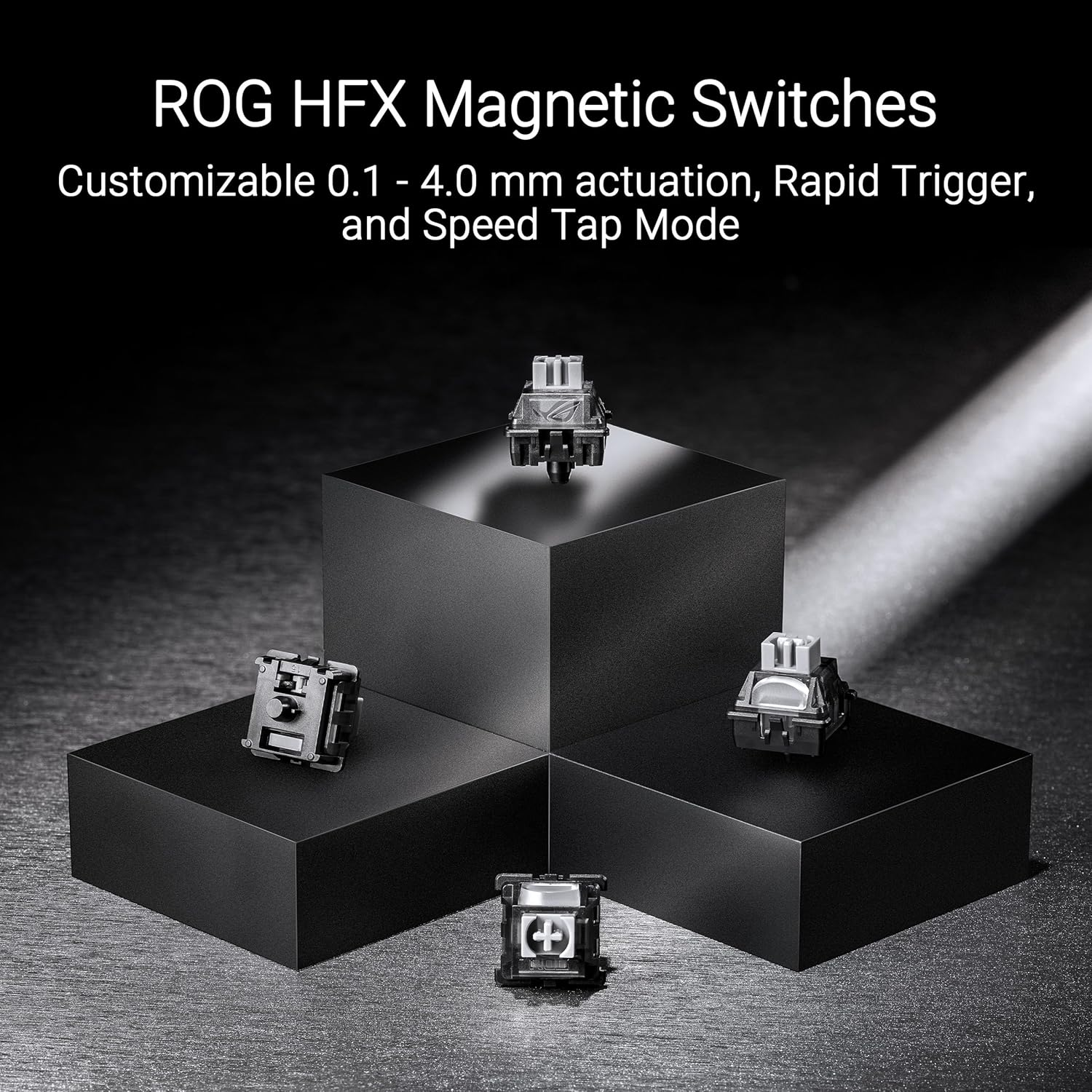 ROG Falchion Ace HFX 65% Gaming Keyboard with ROG HFX Magnetic Switches, Rapid Trigger Toggle, 8000 Hz Polling Rate, Three-Layer Dampening Foam, Silicone Gasket Mount, Touch Panel and Protective Cover image number 2