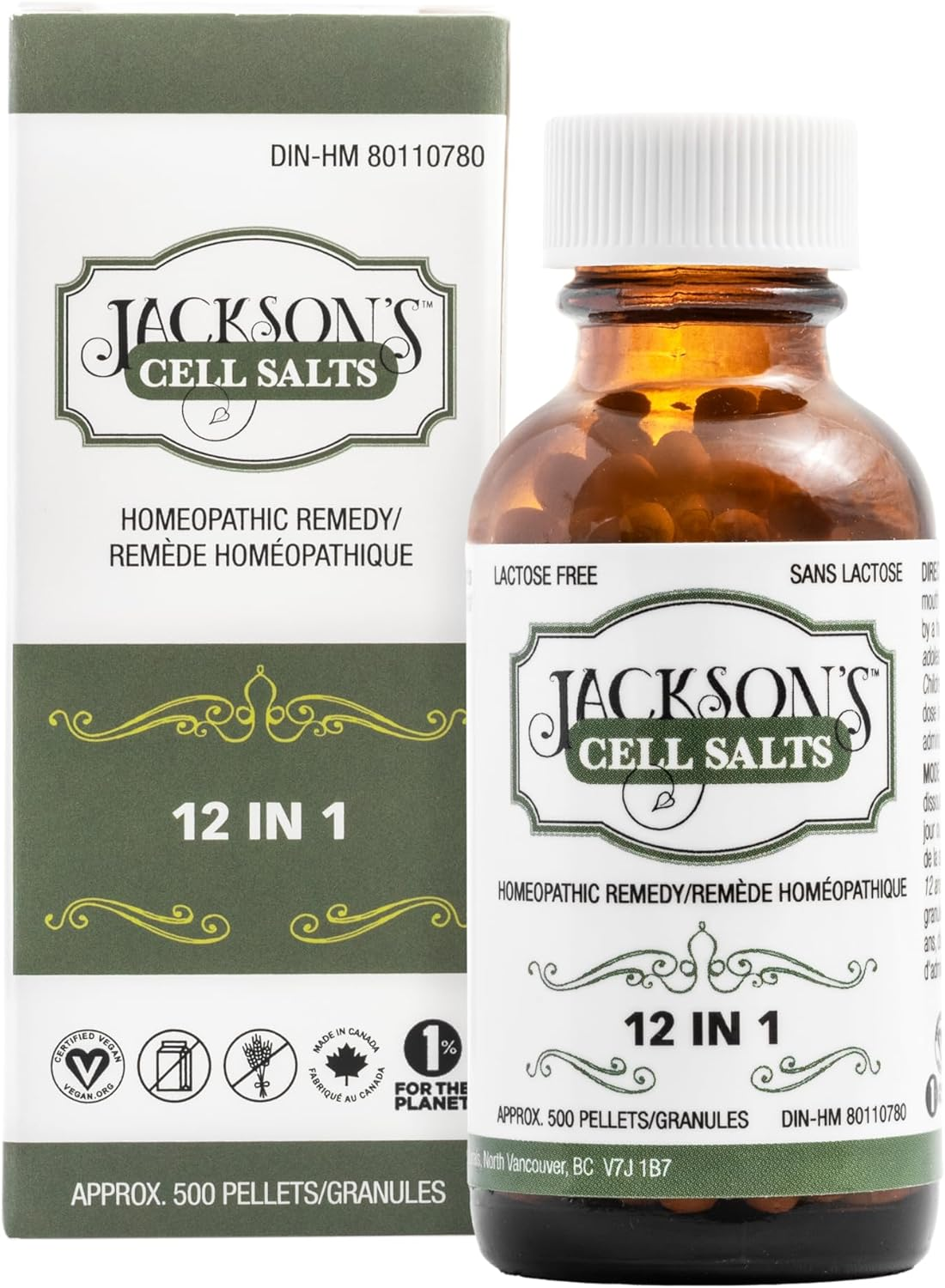 Jackson'S 12-In-1 Cell Salt - Certified Vegan, Lactose-Free All 12 Cell Salt Combination (500 Pellets) image number 5