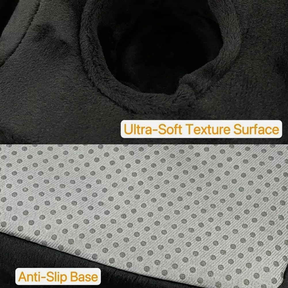 Couch and Bed Cup Holder &ndash; Black Sofa Tray for Drinks, Snacks, and Remote Controls image number 5