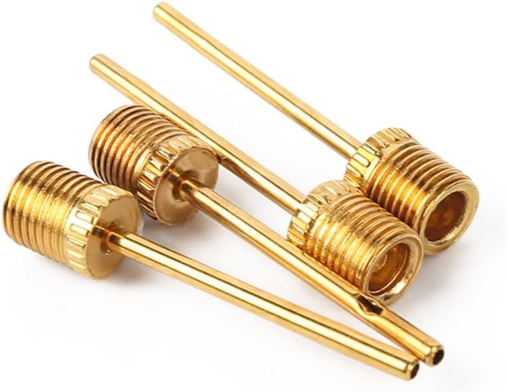 WELANGBN 3 Pack Pump Inflating Needles,No Break Heavy Duty Air Pump Needles for Balls, Stainless Steel Body，Gold image number 3