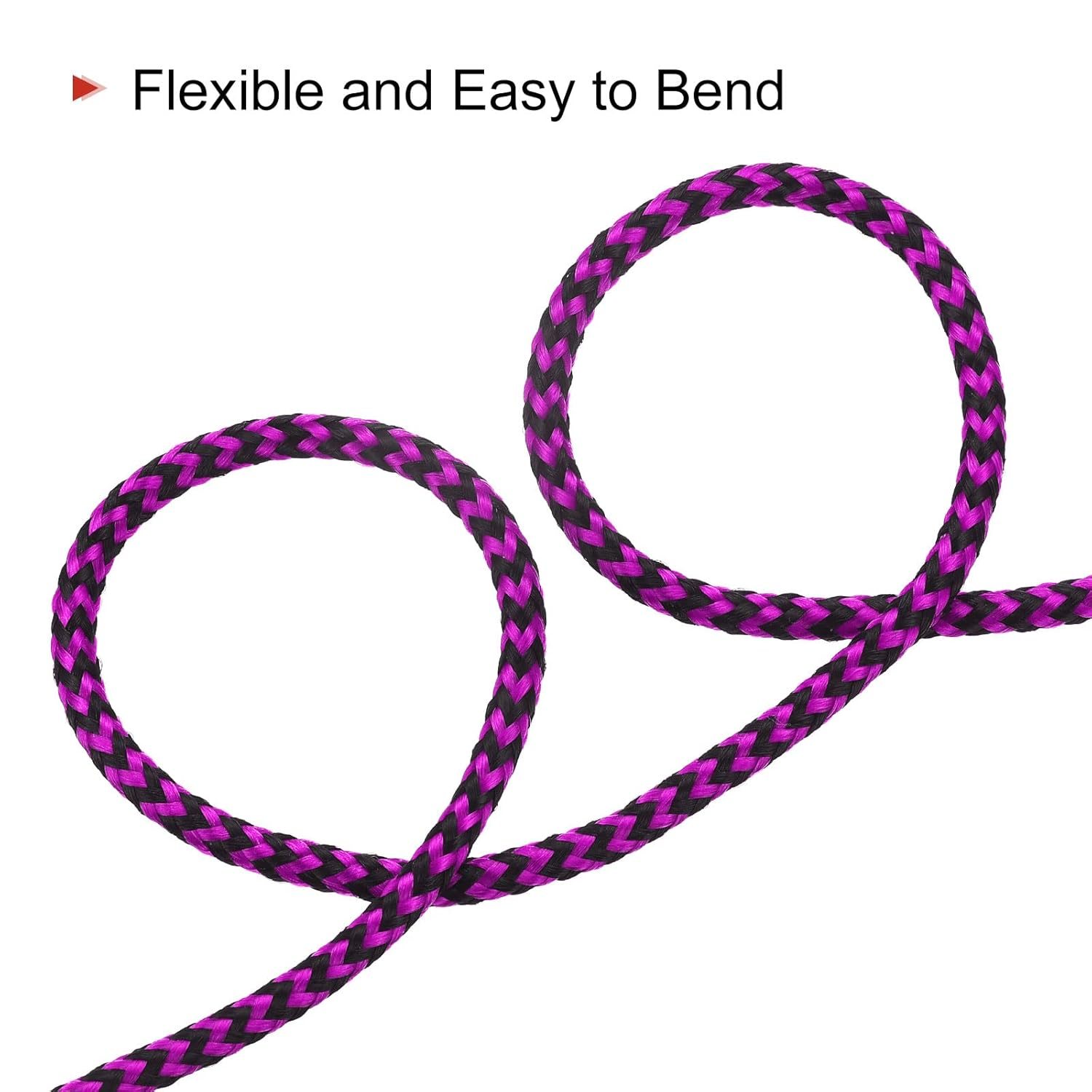 Uxcell 4 Pack Aux Cable 3.5Mm Male to Male Nylon Braided 3Ft 3 Pole Hi-Fi Stereo Sound Auxiliary Cord Rose Red for Earphones, Smart Phones, Home/Car Stereos, Speakers, Computers image number 5