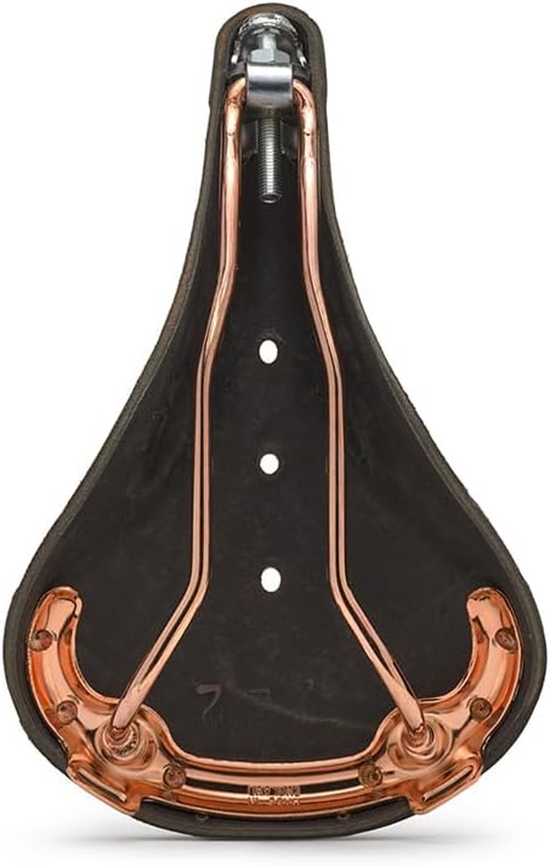 Brooks England B17, Leather Bike Saddle with Hand-Hammered Copper Rivets image number 5
