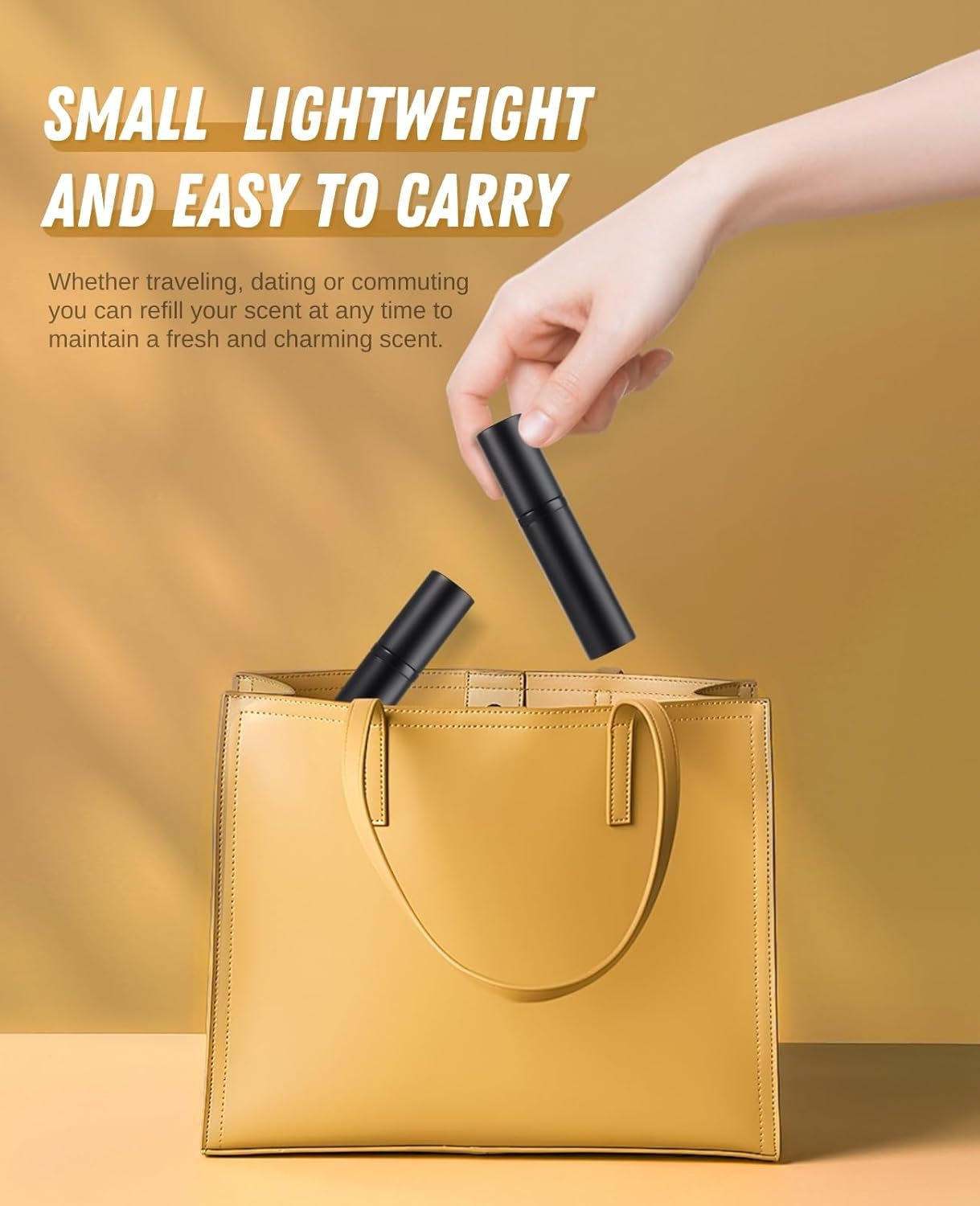 ASADAYS Portable Perfume Atomizer, Refillable Empty Travel Spray Bottle, Nano Mist Bottle, Bottom, Mini Atomizer, Pocket Size, Women and Men (Classic, C.G-2P) image number 6