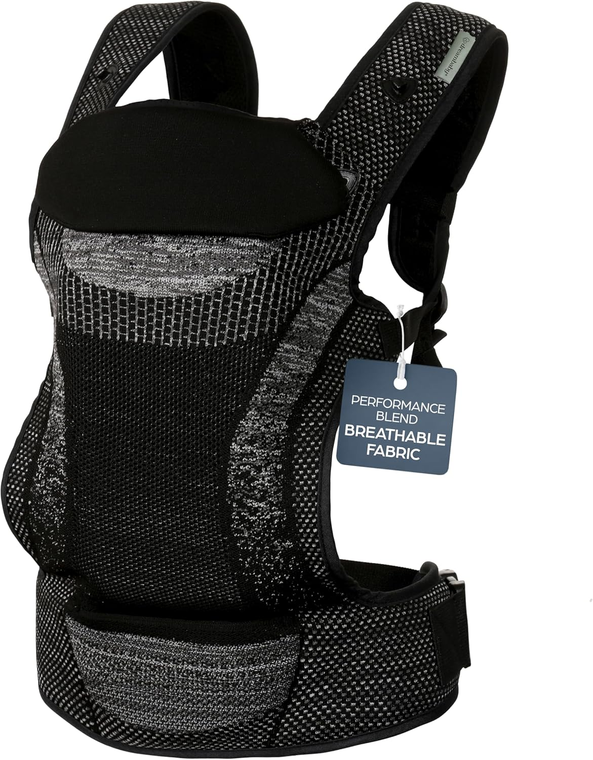 Dreambaby Inspire 3-Position Baby Carrier Newborn to Toddler, 8-33Lb Front & Backpack Style Infant Carrier, Breathable Knit Fabric, Comfortable Head Support, Built in Storage Bag for Parents on the Go image number 2