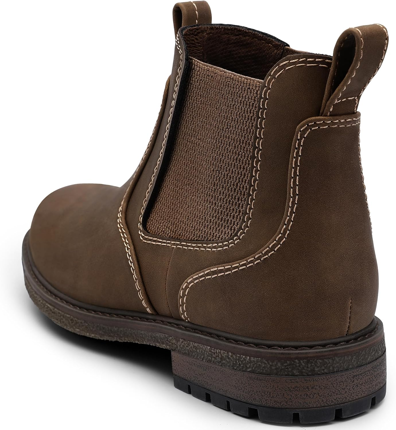 FUPPIA Chelsea Boots Casual Slip on Ankle Dress Boots image number 1