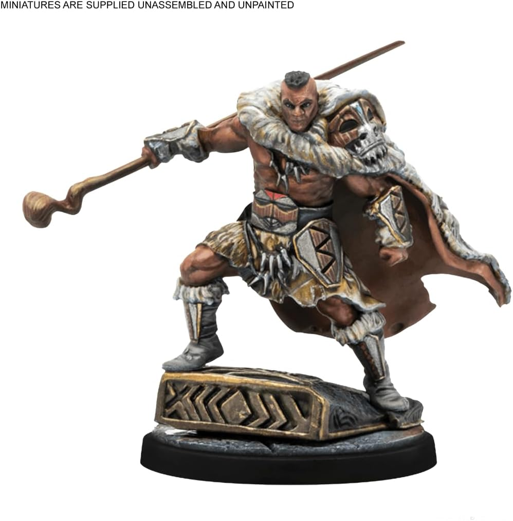 Atomic Mass Games Asmodee Marvel Crisis Protocol Klaw and M'Baku Miniatures Game image number 3