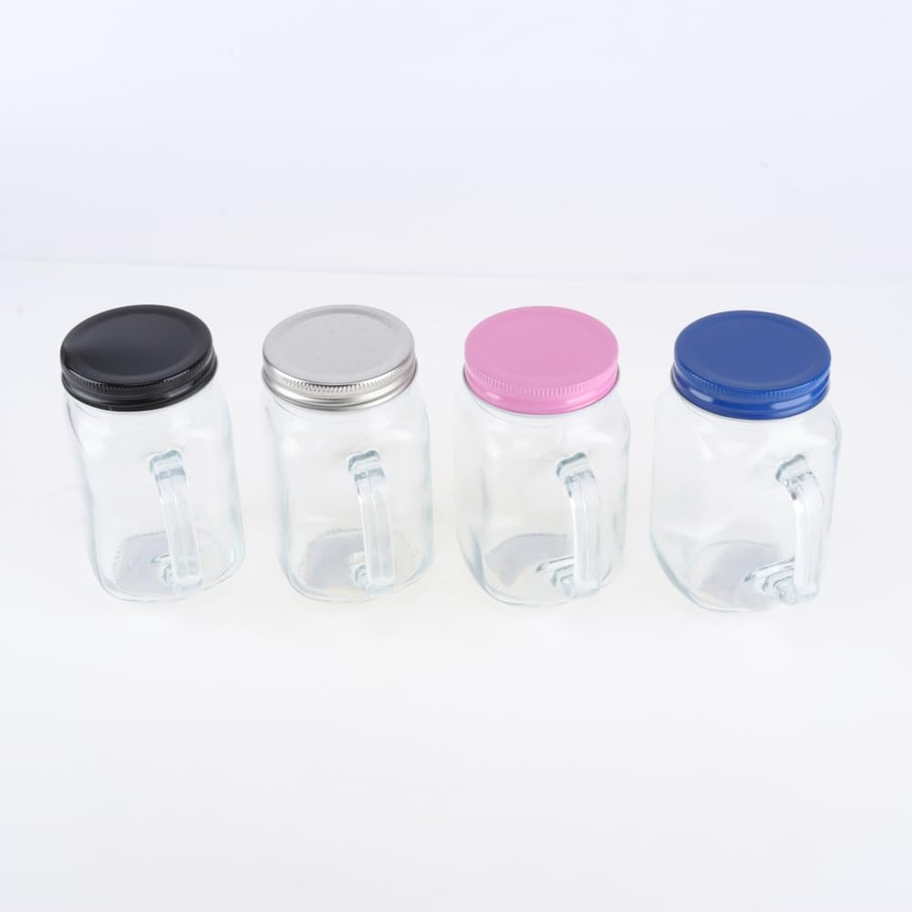 Homemaster Mason Jar with Lid, 450 Ml Capacity image number 3