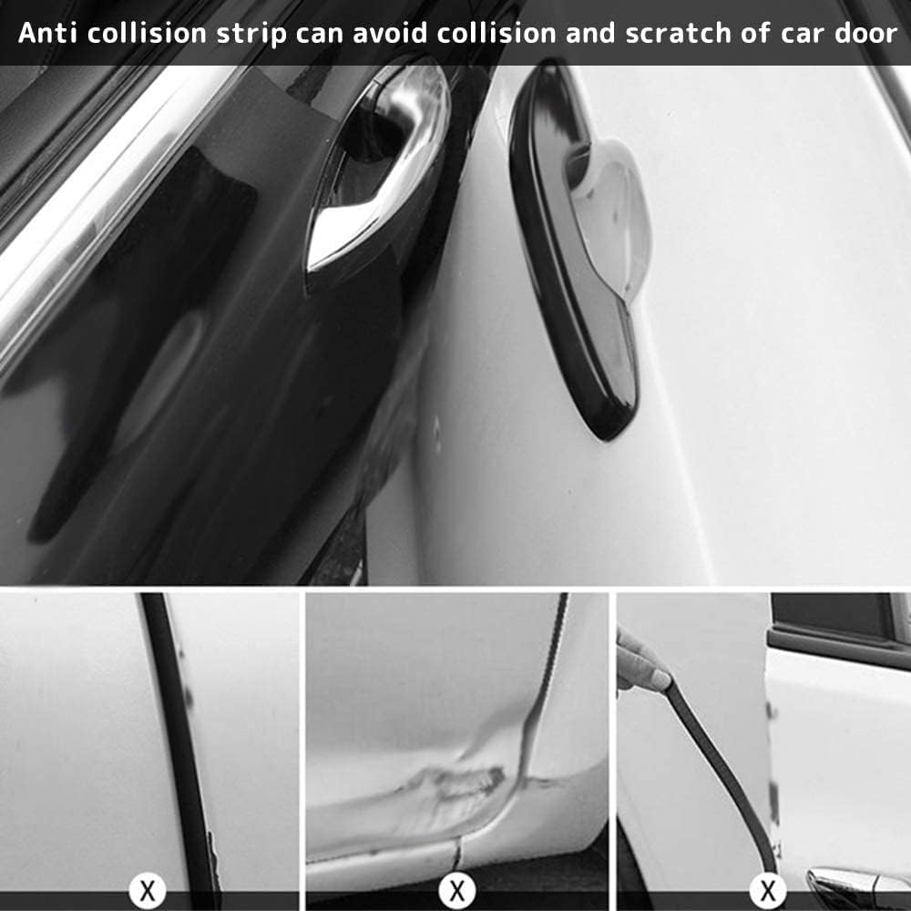Car Door Sill Protector Clear Tape 7Cmx5M Car Door Edge Protective Film Anti-Scratch Anti-Collision Transparent Film for Car Protection image number 5