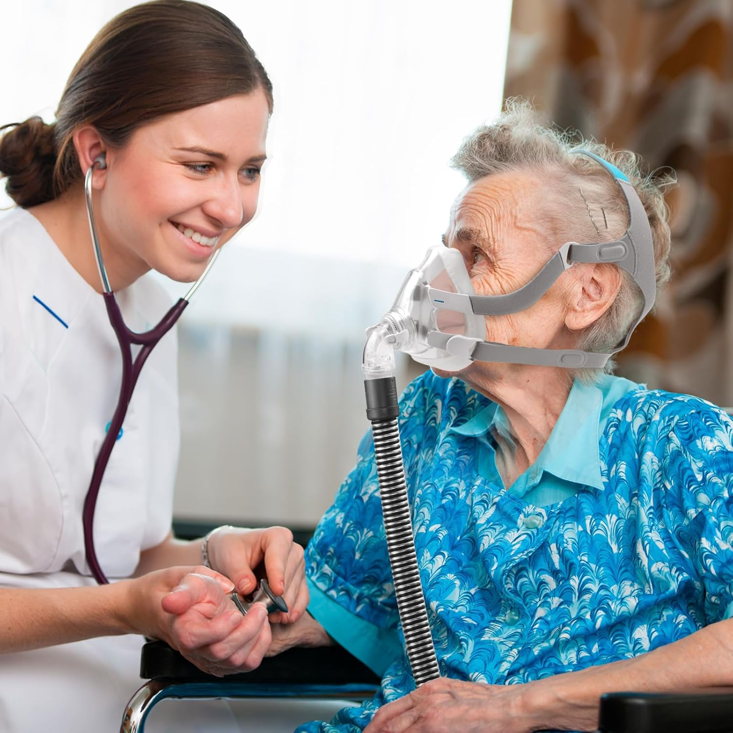 2 Packs Replacement Cushion for Airfit F20 - Reliable Seal Mask Cushion Perfect Fit for Full Face Mask - Accessories Replacement Supplies(Large) image number 4