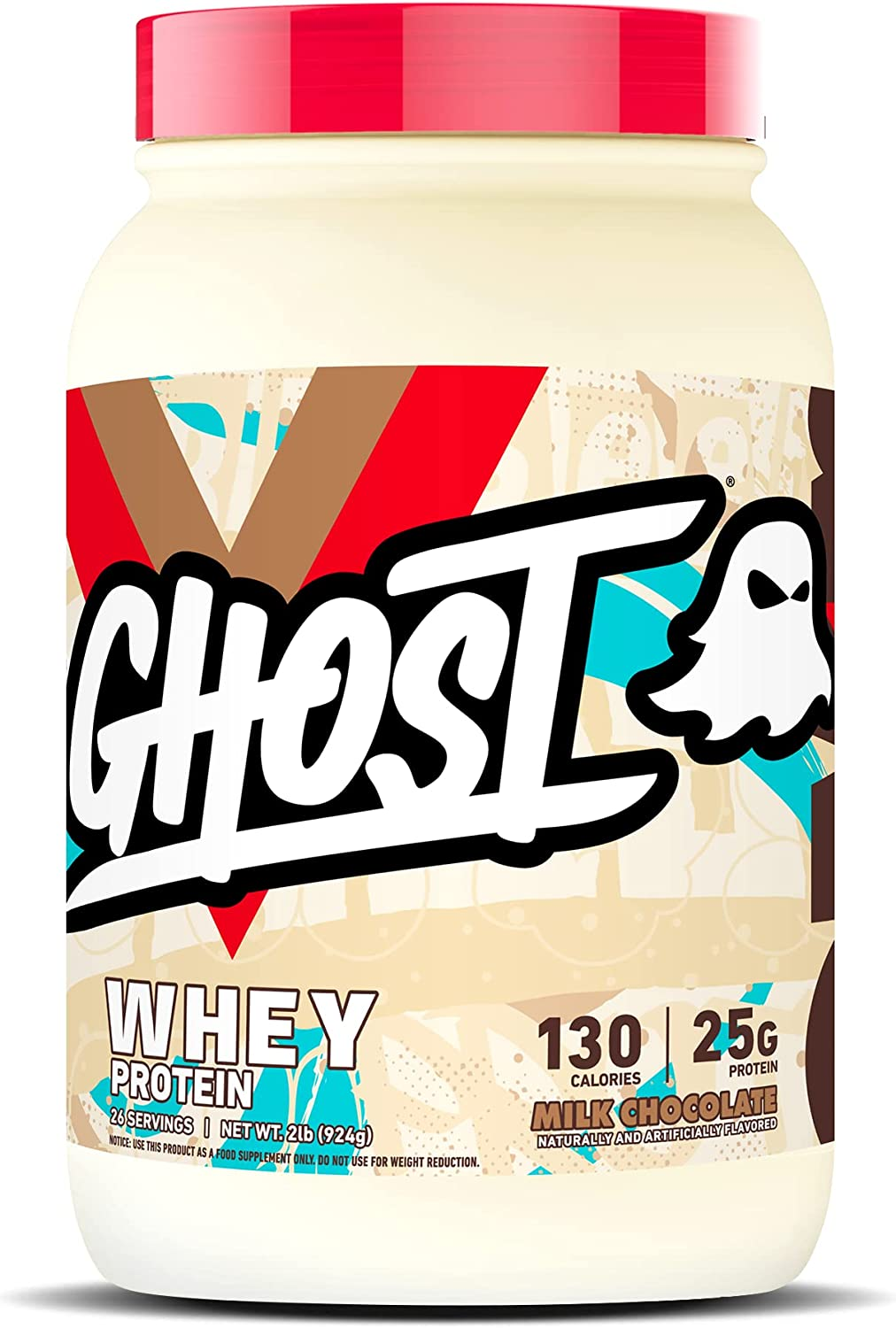 Ghost Milk Chocolate Whey Protein Powder 907 G image number 1