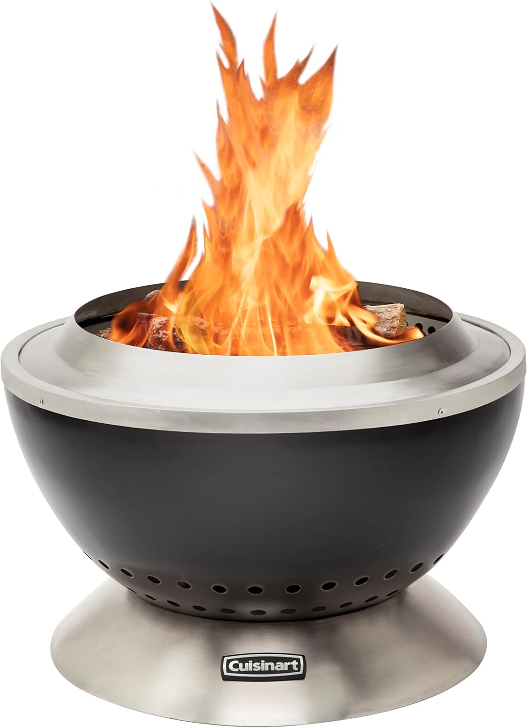 Cuisinart COH-800 24" Cleanburn Smokeless Fire Pit with Wind Guard, Easy Clean Ash Tray and Locking Base image number 4